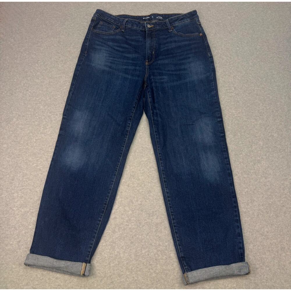 Old Navy High-Rise O.G. Loose Straight Jeans WMNS 18 Tall Blue S/492915-00 Denim
